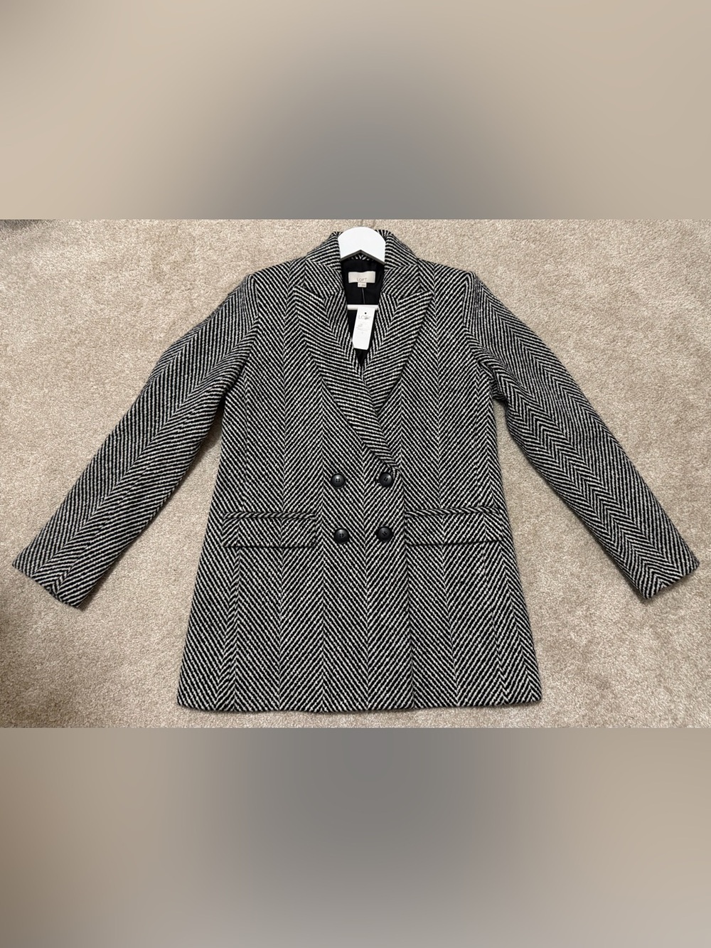 NWT Loft Pea coat, size 0